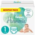 Подгузники Pampers Harmonie, 1 размер, 2-5 кг, 102 шт.