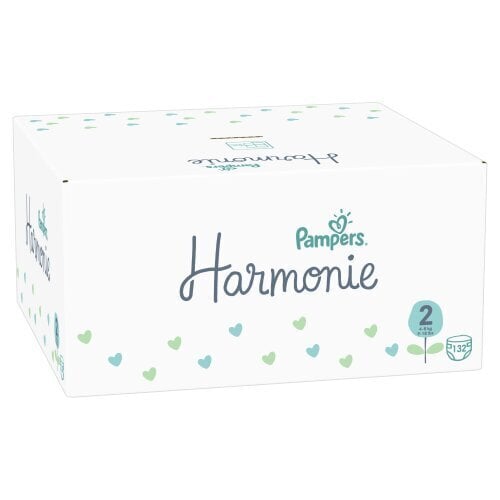 Mähkmed Pampers Harmonie, 2 suurus, 4-8 kg, 132 tk цена и информация | Mähkmed | kaup24.ee