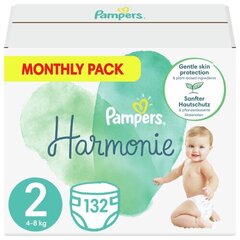 Mähkmed Pampers Harmonie, 2 suurus, 4-8 kg, 132 tk hind ja info | Pampers Lapsed ja imikud | kaup24.ee