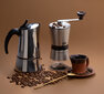 Itaalia espresso kohvikann Elly geisertüüp roostevabast terasest induktsioonpliidiplaadile, 350 ml hind ja info | Kohvikannud, teekannud | kaup24.ee