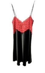 Сорочка SIID, черная с красным цена и информация | Женские пижамы, ночнушки | kaup24.ee