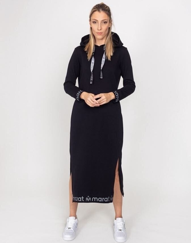 Naiste kapuutsiga kleit, SNP41010 Must hind ja info | Kleidid | kaup24.ee