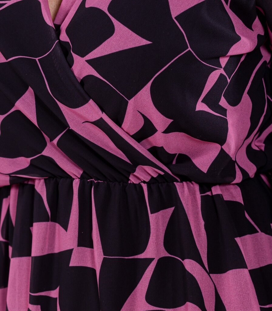 Zabaione naiste kleit HOPEKL*01, must/roosa 4063942772653 цена и информация | Kleidid | kaup24.ee