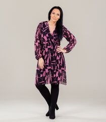 Zabaione naiste kleit HOPEKL*01, must/roosa 4063942772653 hind ja info | Kleidid | kaup24.ee