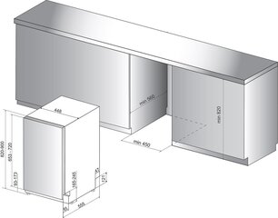 Hotpoint-Ariston HSIP4O21WFE цена и информация | Посудомоечные машины | kaup24.ee