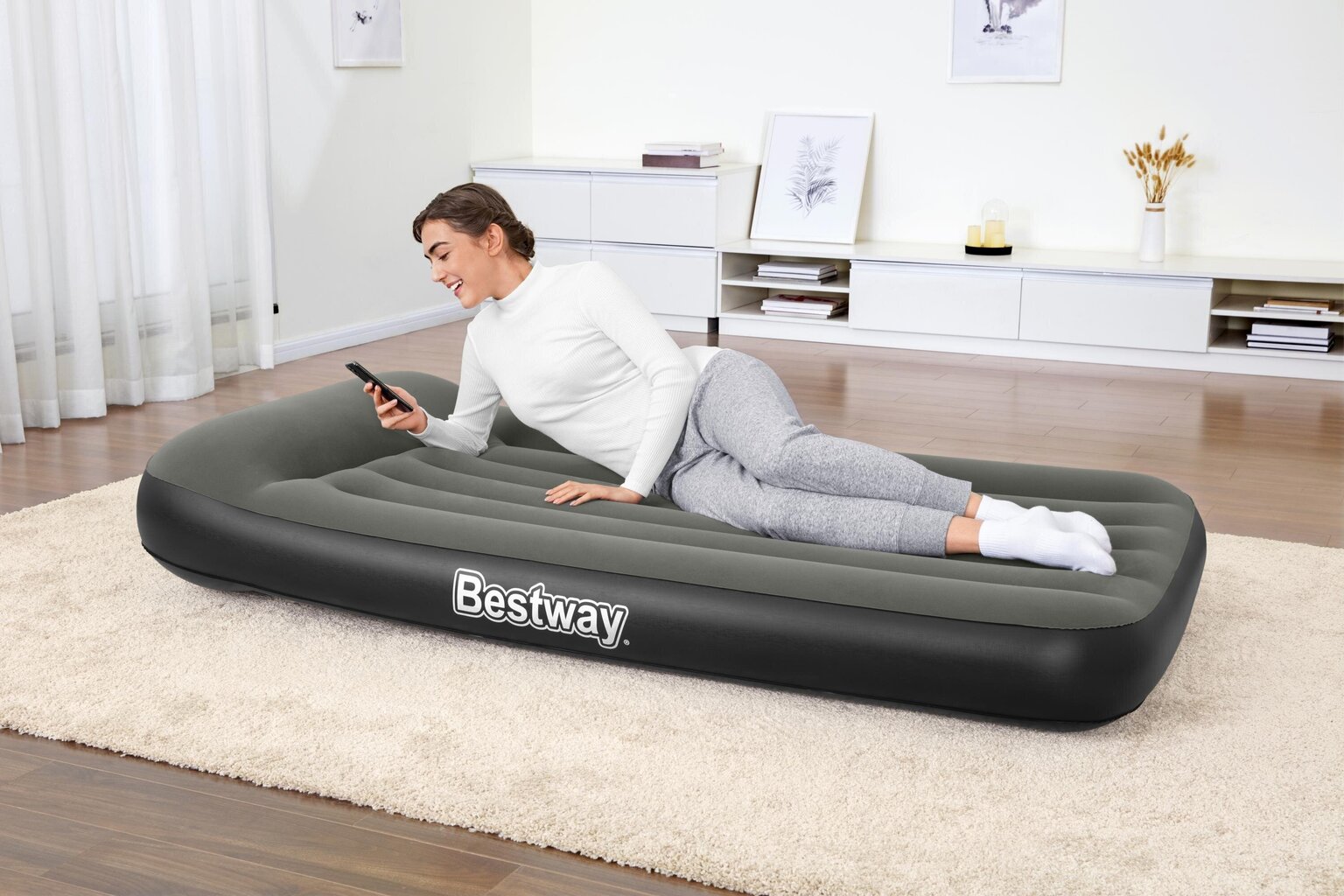 Täispuhutav madrats Bestway Tritech Airbed Twin, 188x99x30 cm, integreeritud pumbaga hind ja info | Täispuhutavad madratsid ja mööbel | kaup24.ee