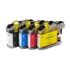 Ühilduv Tindikassett Inkoem LC223: Värvus - Kollane hind ja info | Tindiprinteri kassetid | kaup24.ee
