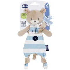 Держатель для соски Chicco Pocket Friend, синий медвежонок, 0+ месяцев. цена и информация | Пустышки | kaup24.ee