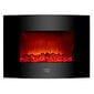 Seina Dekoratiivne Elektrikamin Cecotec Warm 2200 Curved Flames 2000W Must цена и информация | Kaminad | kaup24.ee