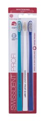 Swissdent Profi Whitening Trio hambahari 3 tk, Dark Blue, Turquoise, White hind ja info | Suuhügieen | kaup24.ee