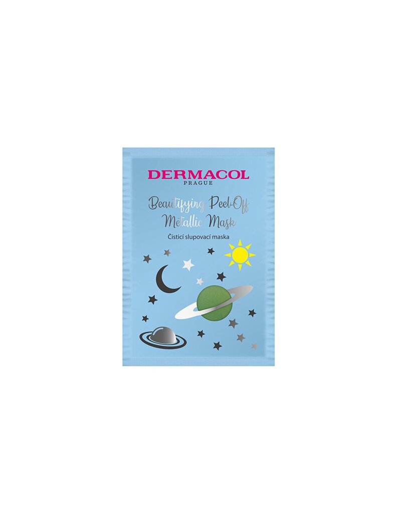 Dermacol Beautifying Peel-off Metallic Mask Cleansing näomask 15 ml hind ja info | Näomaskid, silmamaskid | kaup24.ee