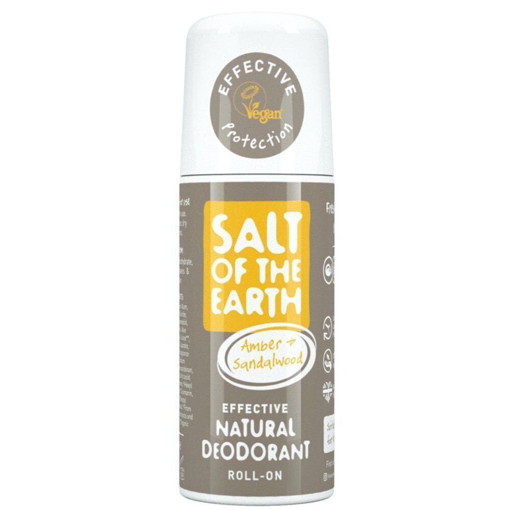 Salt of the Earth Amber &amp; Sandalwood roll-on deodorant, 75ml цена и информация | Deodorandid | kaup24.ee