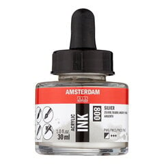 Akrüülvärv Amsterdam 30ml Silver hind ja info | Kunstitarbed, voolimise tarvikud | kaup24.ee