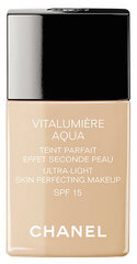 Jumestuskreem Chanel - Vitalumiere Aqua Makeup SPF15, 42 Beige Rosé, 30 ml hind ja info | Jumestuskreemid, puudrid | kaup24.ee