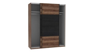 Шкаф Forte Dreamer 170, темно-коричневый/серый цвет цена и информация | Шкафы | kaup24.ee