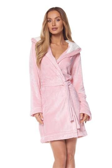 Naiste hommikumantel L&L Ole 2125, roosa hind ja info | Naiste hommikumantlid | kaup24.ee