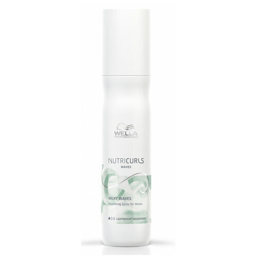 Juuste sprei lokkis juustele Wella Nutricurls Milky Waves Spray, 150 ml hind ja info | Viimistlusvahendid juustele | kaup24.ee