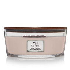 WoodWick ароматическая свеча Sea Salt & Vanilla, 453.6 г цена и информация | Подсвечники, свечи | kaup24.ee