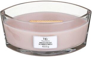 WoodWick ароматическая свеча Sea Salt & Vanilla, 453.6 г цена и информация | Подсвечники, свечи | kaup24.ee