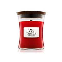 WoodWick ароматическая свеча Pomegranate, 85 г цена и информация | Подсвечники, свечи | kaup24.ee