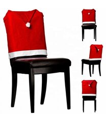 Декорация для стульев - новогодняя шапка, 6 шт. цена и информация | Декорации | kaup24.ee