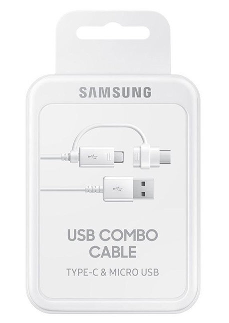 Samsung andmekabli kombinatsioon (Type-C ja Micro USB) EP-DG930DW hind ja info | Mobiiltelefonide kaablid | kaup24.ee