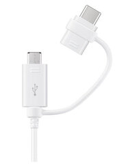 Samsung Data Cable Combo (Type-C &amp; Micro USB) EP-DG930DW цена и информация | Borofone 43757-uniw | kaup24.ee