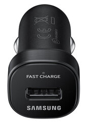 Samsung EP-LN930 2A 18W USB быстрое Авто Зарядное устройство S8 / S8+ и Type-C Кабель Черный (EU Blister) цена и информация | Зарядные устройства для телефонов | kaup24.ee
