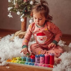 Mõistatused: õppige värve loendama ja ära tundma, Montessori, 56 tk. цена и информация | Развивающие игрушки | kaup24.ee