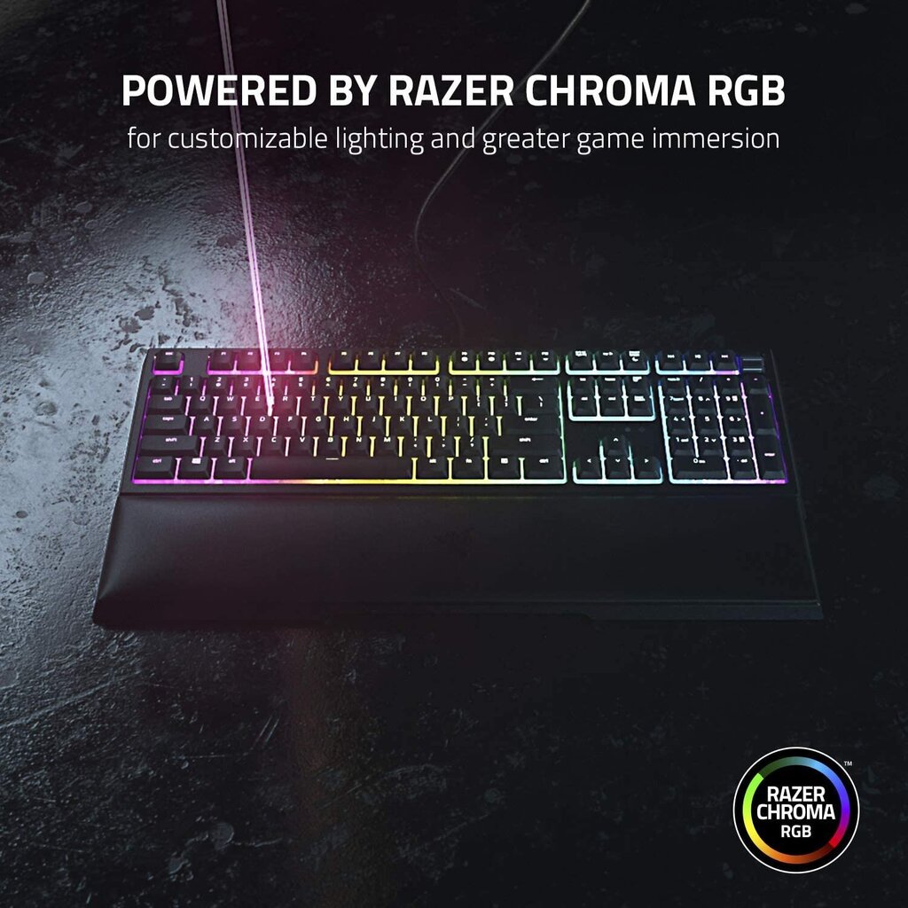 Klaviatuur Razer Ornata Chroma V2 RGB - IT layout hind ja info | Klaviatuurid | kaup24.ee