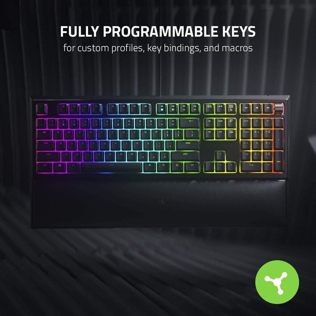 Klaviatuur Razer Ornata Chroma V2 RGB - IT layout hind ja info | Klaviatuurid | kaup24.ee