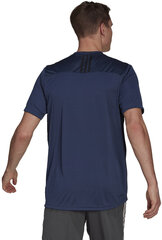 Adidas T-Särgid M 3s Back Tee Blue GM2129 цена и информация | Мужские футболки | kaup24.ee