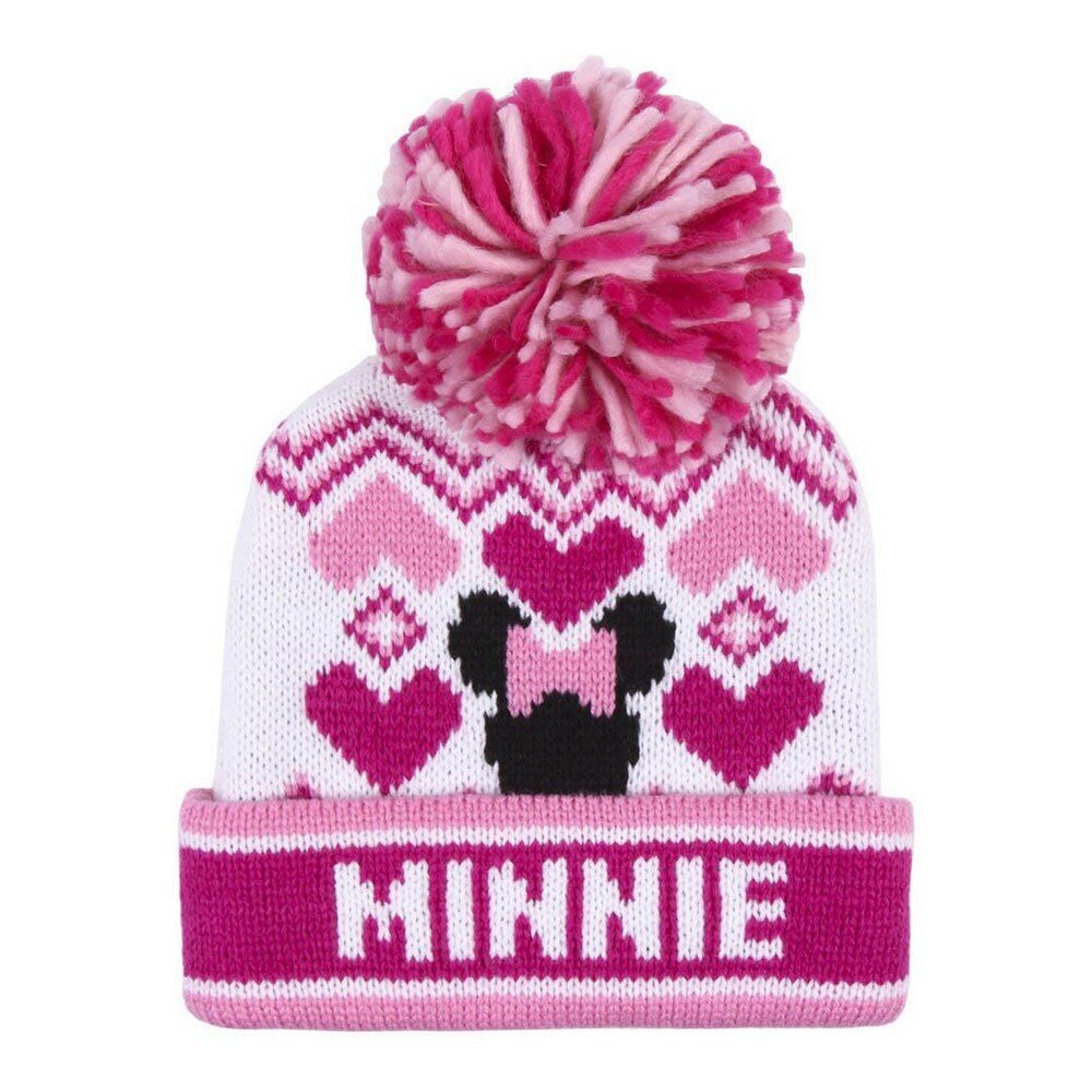 Laste müts Minnie Mouse, valge цена и информация | Tüdrukute mütsid, sallid, kindad | kaup24.ee