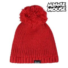 Müts Minnie Mouse 74283, punane (Üks suurus) цена и информация | Шапки, перчатки, шарфы для девочек | kaup24.ee