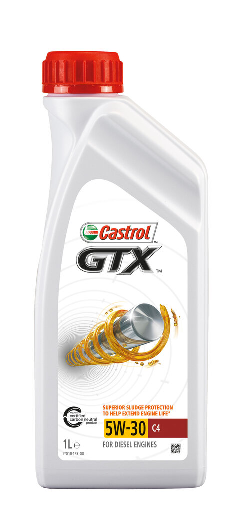 Castrol mootoriõli GTX 5W-30 C4, 1 L hind ja info | Mootoriõlid | kaup24.ee