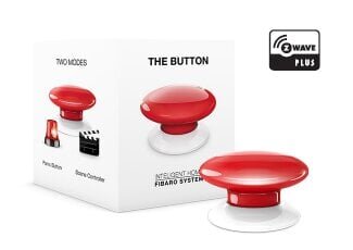 Fibaro The Button Z-Wave, Red hind ja info | Lülitid ja pistikupesad | kaup24.ee