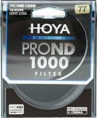 Hoya filter neutraalhall ND1000 Pro 77mm hind ja info | Filtrid fotoaparaatidele | kaup24.ee