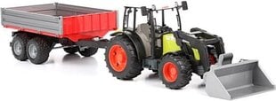 Bruder Claas Nectis 267F esilaaduri ja järelkäruga цена и информация | Игрушки для мальчиков | kaup24.ee