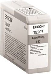 Epson T8507 Ink Cartridge, Light Black цена и информация | Картриджи для струйных принтеров | kaup24.ee