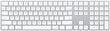 Juhtmevaba klaviatuur Apple Magic Keyboard koos numbriklaviatuuriga (US) MQ052LB/A hind ja info | Klaviatuurid | kaup24.ee