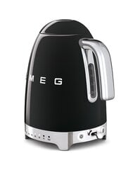 Veekeetja Smeg KLF04BLEU 1,7l 2400W, must цена и информация | Электрочайники | kaup24.ee