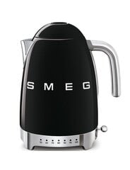 Veekeetja Smeg KLF04BLEU 1,7l 2400W, must цена и информация | Электрочайники | kaup24.ee