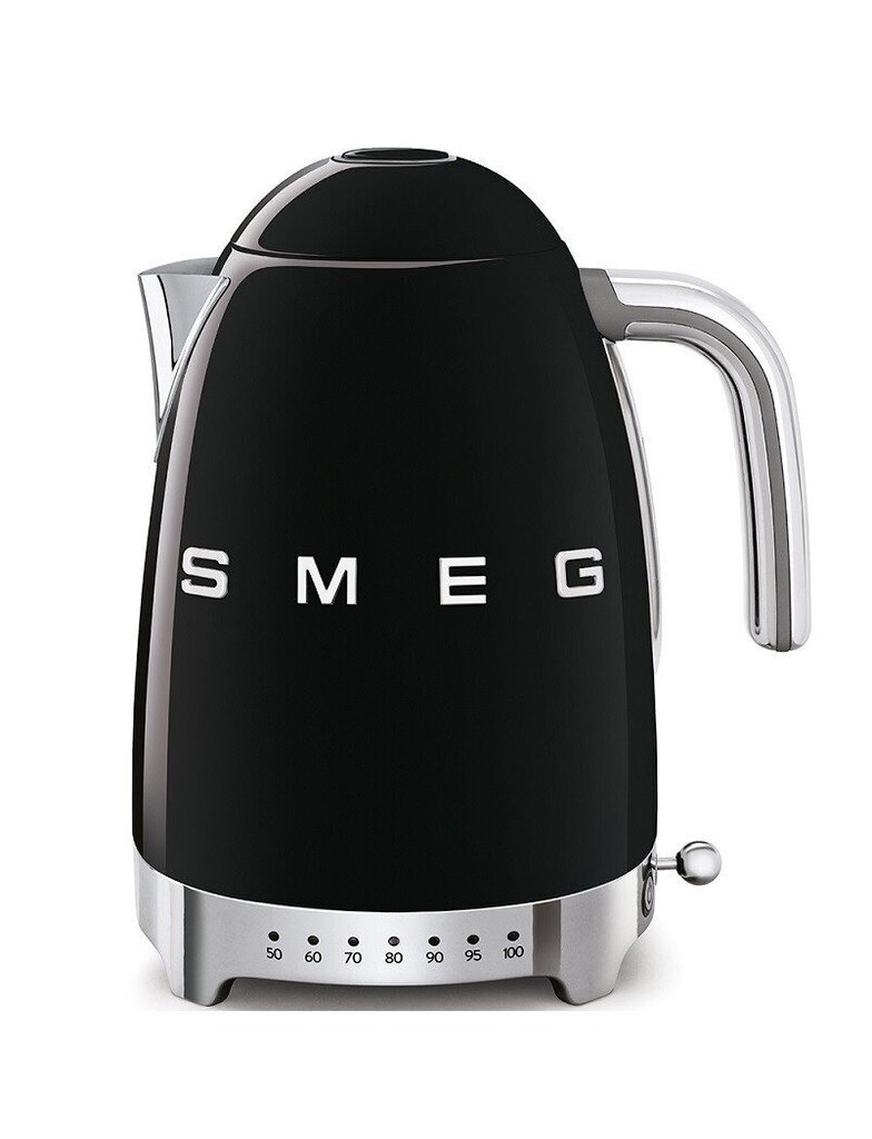 Veekeetja Smeg KLF04BLEU 1,7l 2400W, must цена и информация | Veekeetjad | kaup24.ee