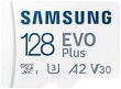 Mälukaart SAMSUNG MICRO SDXC EVO+ 128GB/V30 W/A MB-MC128KA/EU цена и информация | Mobiiltelefonide mälukaardid | kaup24.ee