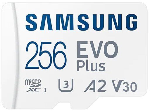 MicroSDXC Mälukaart 256GB Samsung EVO Plus MB-MC256KA/EU hind ja info | Mobiiltelefonide mälukaardid | kaup24.ee