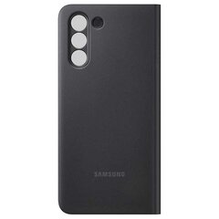 Samsung Clear View Standing Cover with Intelligent Display for Samsung Galaxy S21 5G black (EF-ZG991CBEGEE) цена и информация | Чехлы для телефонов | kaup24.ee