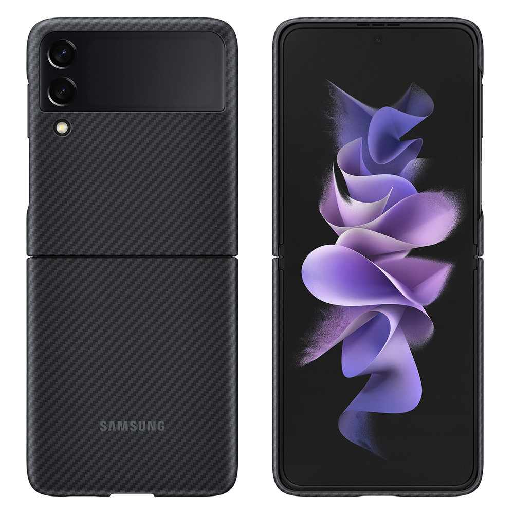 Samsung Galaxy Z Flip 3 ümbris Aramid : EF-XF711SBEGWW hind ja info | Telefoni kaaned, ümbrised | kaup24.ee