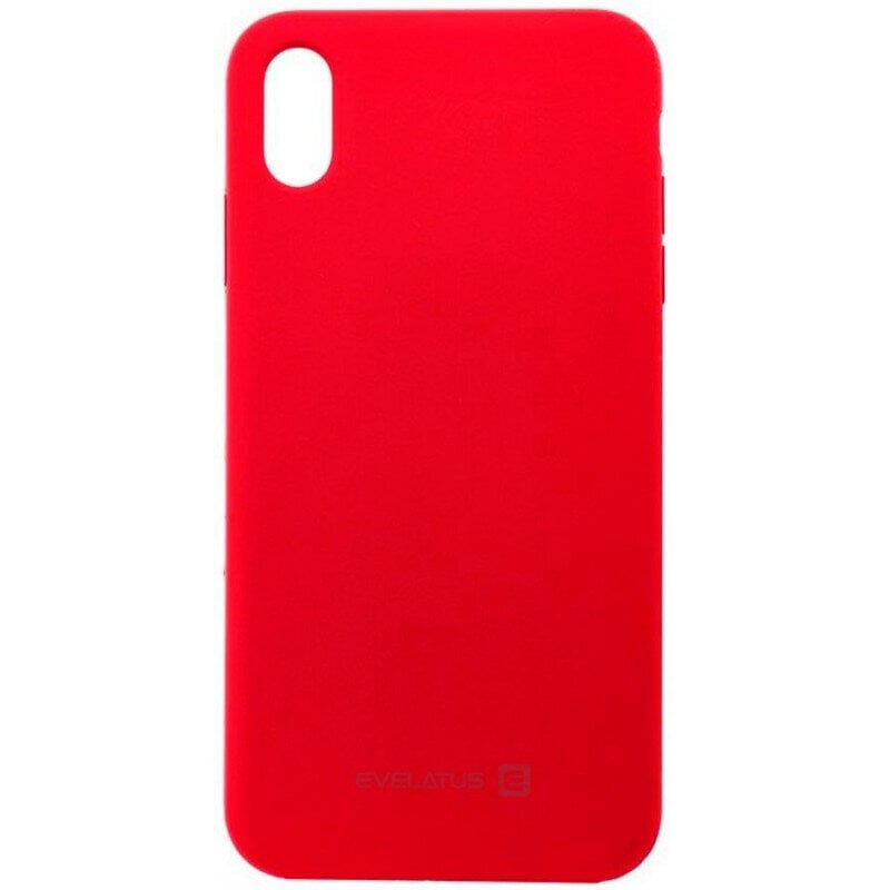 Tagakaaned Evelatus    Apple    iPhone XR Silicone Case    Red цена и информация | Telefoni kaaned, ümbrised | kaup24.ee