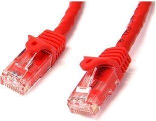 Võrgukaabel STARTECH 1m Red Snagless Cat6 UTP Patch hind ja info | Kaablid ja juhtmed | kaup24.ee