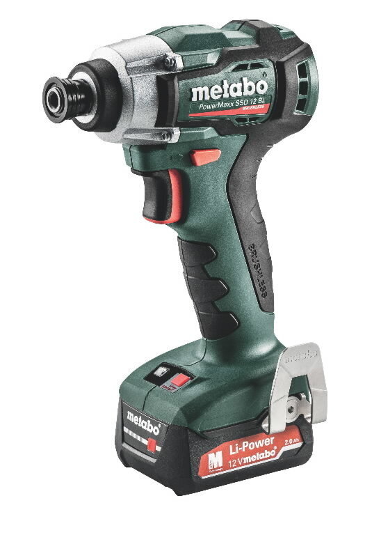 Akulöökkruvikeeraja PowerMaxx SSD 12 BL / 2x2,0 Ah, Metabo hind ja info | Akutrellid ja akukruvikeerajad | kaup24.ee